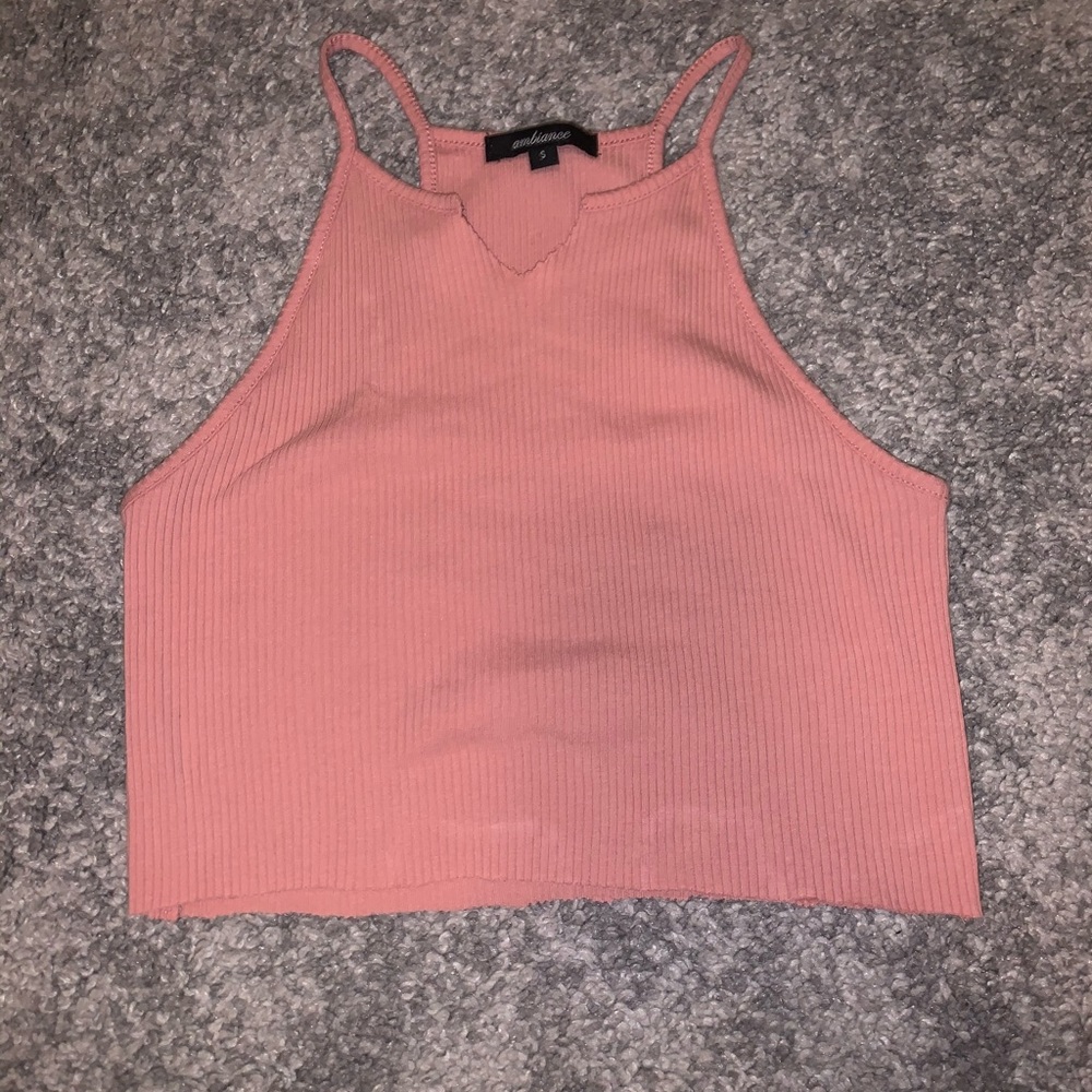 rib knit crop top